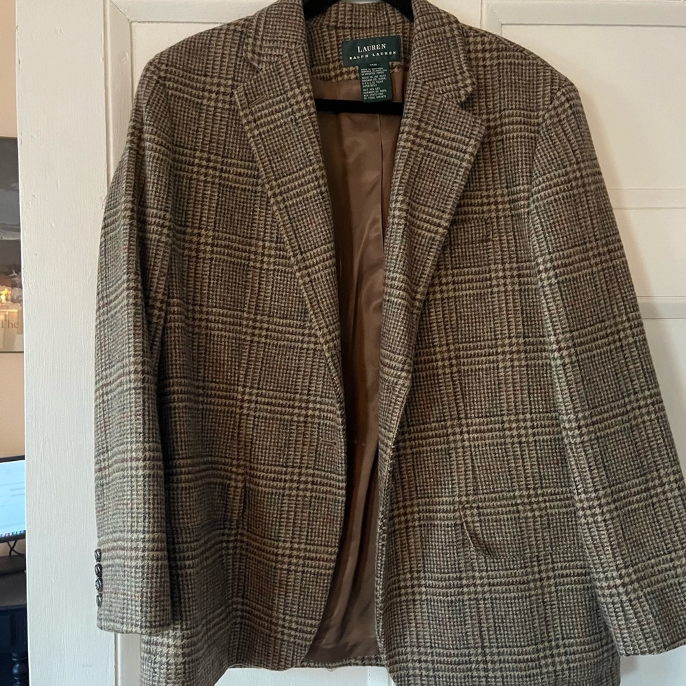 Lauren Ralph Lauren Plaid Blazer Vintage